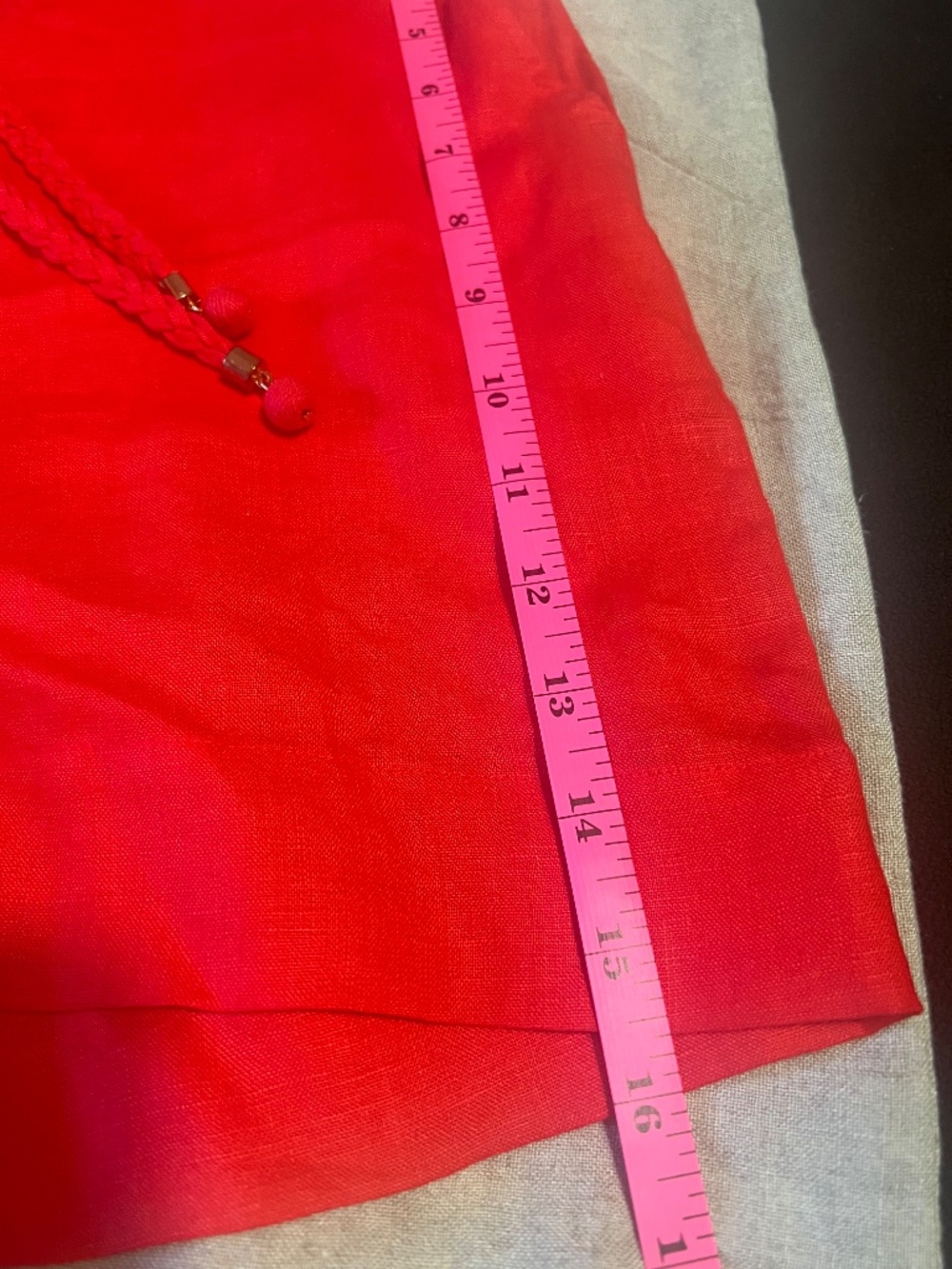 NWT Cynthia Rowley linen shorts SZ L - Picture 16 of 16